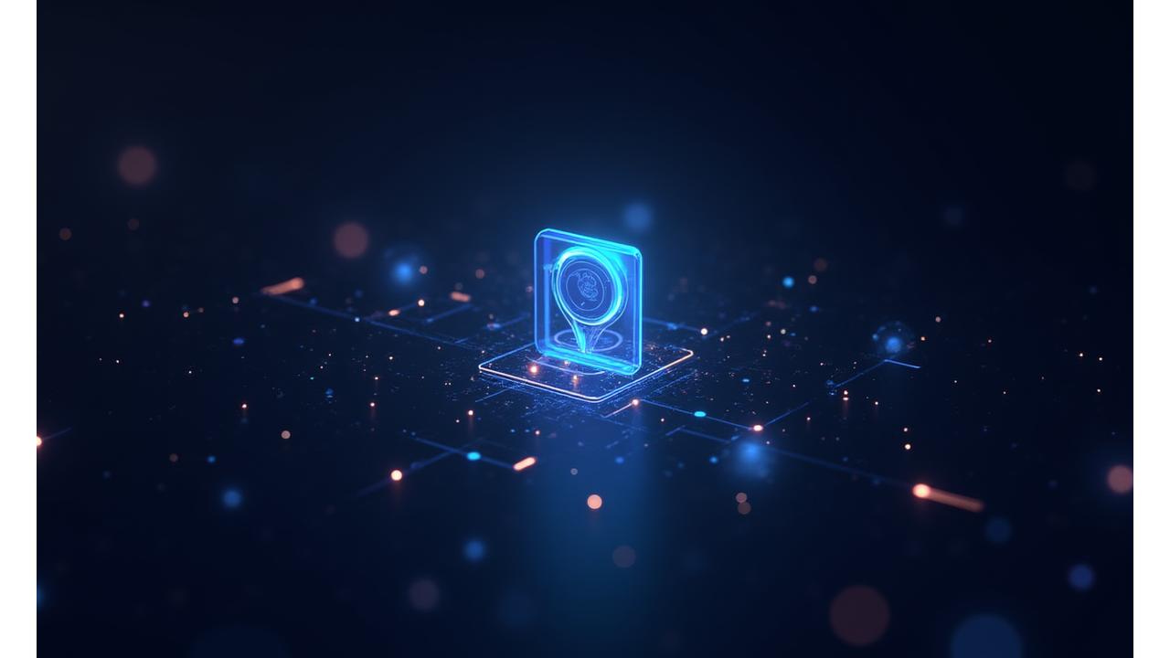 Image abstraite représentant la sécurité des données et la confidentialité numérique